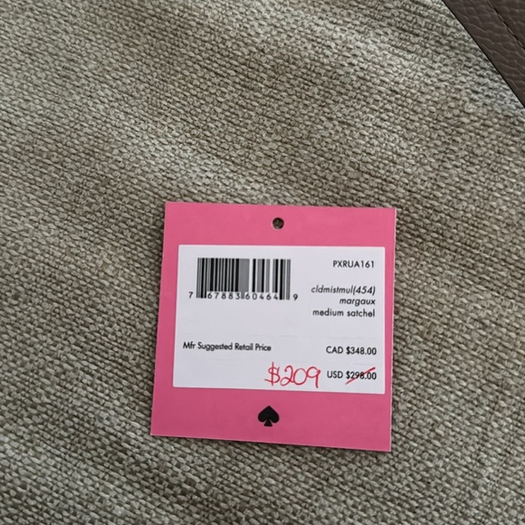 Kate Spade Blue Margaux Medium Satchel Purse w/ Crossbody Strap - Picture 9 of 9